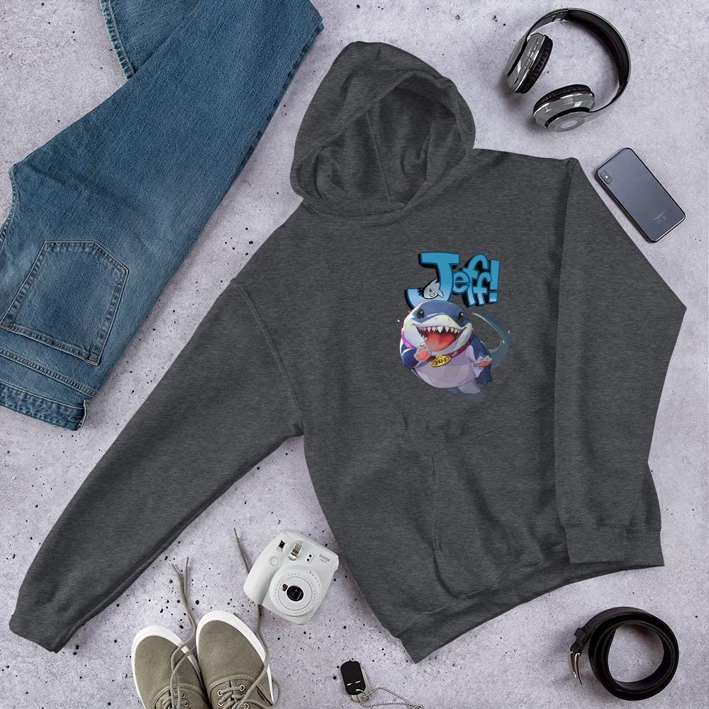 Jeff The Land Shark Marvel Rivals Hoodie, Jeff Marvel Rivals, Jeff The Land Shark Marvel Shark Unisex Graphic Vintage-style T-Shirt