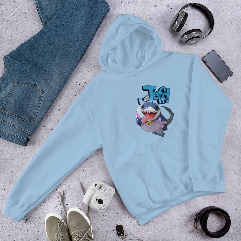 Jeff The Land Shark Marvel Rivals Hoodie, Jeff Marvel Rivals, Jeff The Land Shark Marvel Shark Unisex Graphic Vintage-style T-Shirt